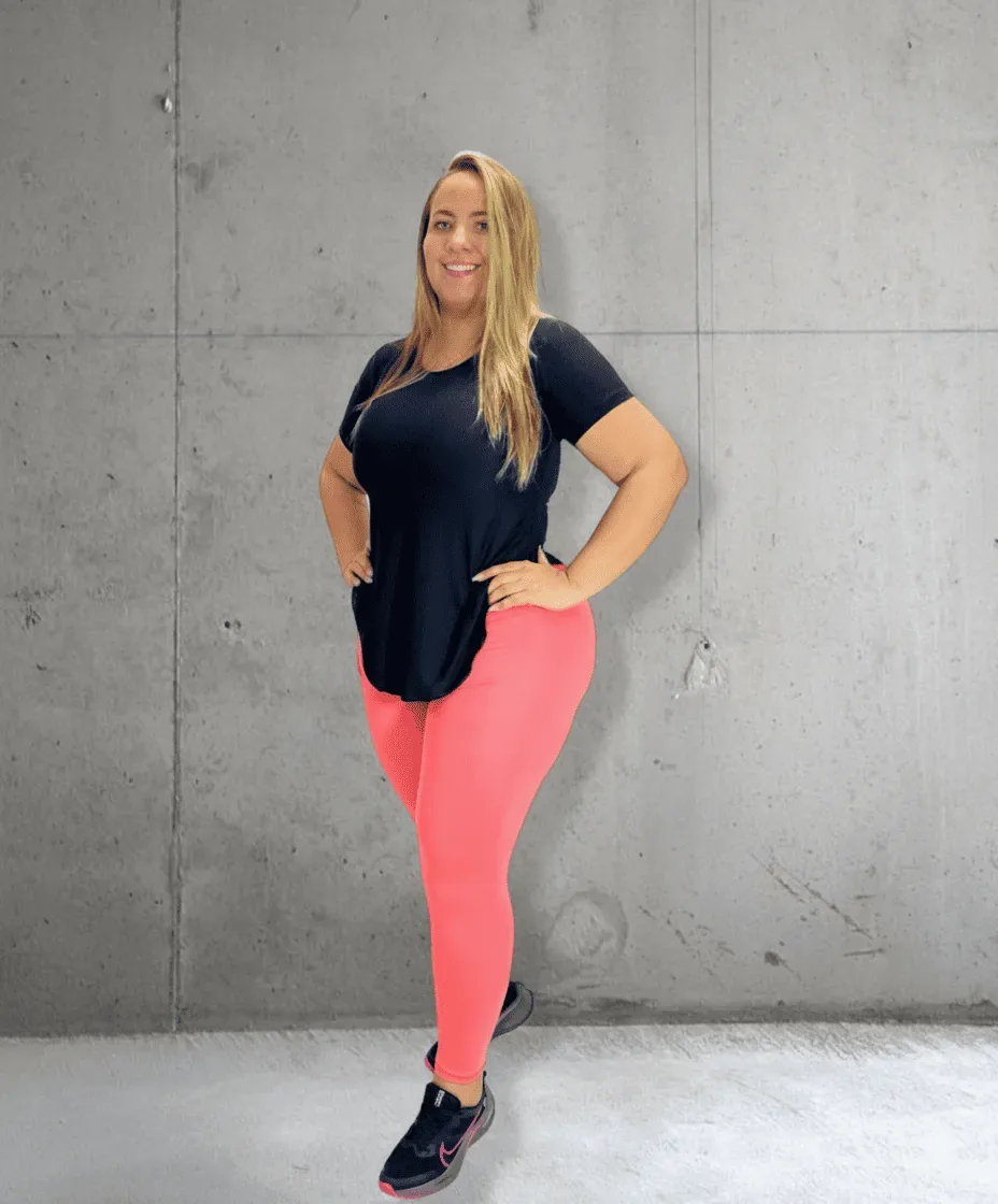 CARIZZISHOP-LICRAUNICOLORTALLA-XL-ROSACORALINTENSO_